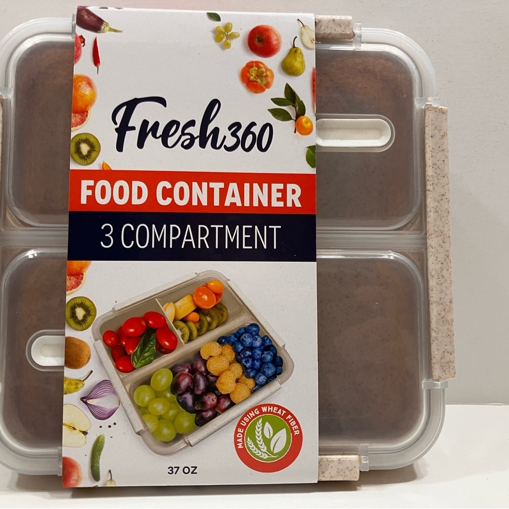 Fresh360 3-Compartment Food Container - Picture 6 of 9